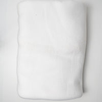 White Thick + Springy Fleece Fabric - 64" x 66"
