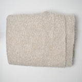 Beige Boucle Wooly Woven Fabric - 27" x 64"