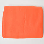 Orange Fleece Fabric - 66" x 72"
