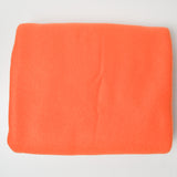 Orange Fleece Fabric - 66" x 72"