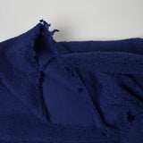 Navy Blue Soft Plush Faux Shearling Fabric - 66" x 72"
