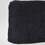 Dark Gray Thick Boiled Wool Fabric - 50" x 104"