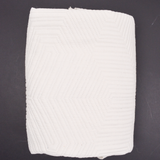 Off-White Stamped Quilt Design Thick Bonded Fabric - 38" x 88"