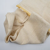 Off-White Textured Woven Fabric - 56" x 74"