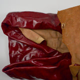 Red Shiny Leather? - 48" x 56"
