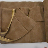 Brown Faux Suede Fabric with Bonded Knit Backing - 54" x 204"