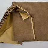 Brown Faux Suede Fabric with Bonded Knit Backing - 54" x 164"