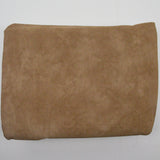 Brown Faux Suede Fabric with Bonded Knit Backing - 54" x 164"