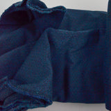 Blue, Black + Pink Thick Textured Woven Upholstery Fabric - 57" x 296"