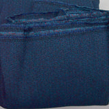 Blue, Black + Pink Thick Textured Woven Upholstery Fabric - 57" x 296"