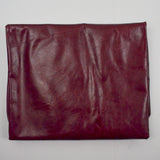 Dark Red Dyed Leather? - 43" x 72"