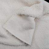 White Faux Shearling Fabric - 42" x 48"