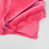 Hot Pink Faux Fur Fabric - 23" x 60"