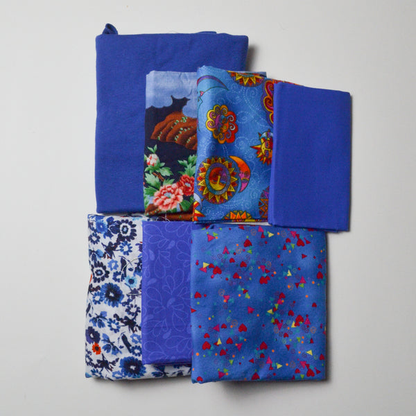 Blue Knit + Woven Fabric Bundle Default Title