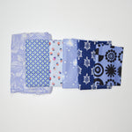 Blue Patterned Fabric Bundle Default Title