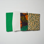 Green + White Woven Fabric Bundle