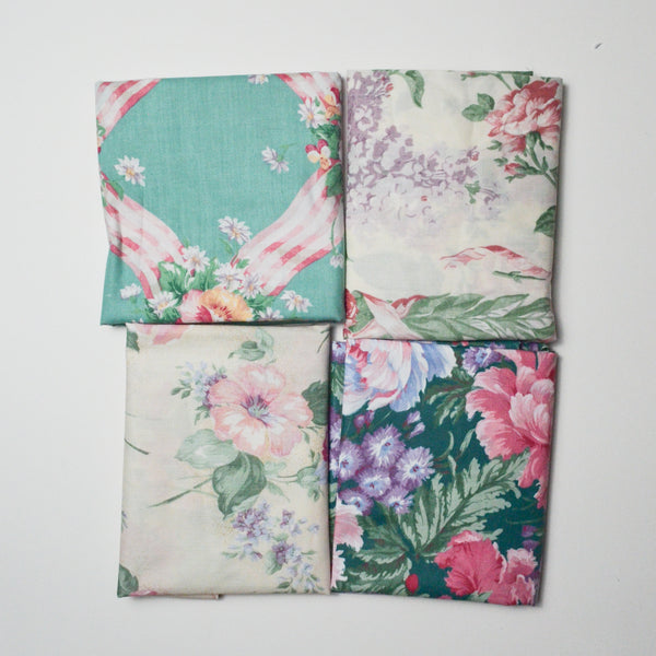 Floral Fabric Bundle - 1 Yard Pieces
