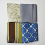 Blue + Green Upholstery Fabric Bundle