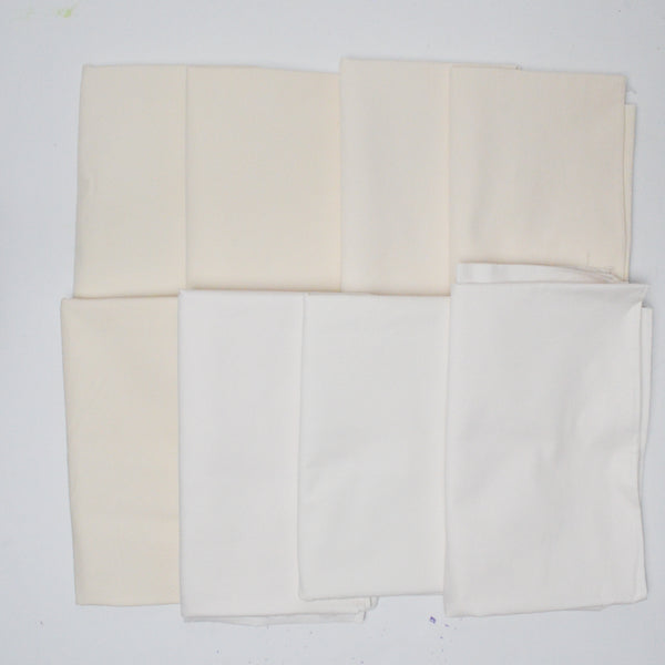 Neutral Shades Quilting Weight Woven Fabric Bundle - 1 Yard Pieces