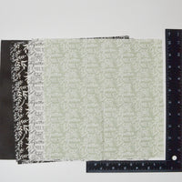 Black + White Patterned Quilting Weight Fabric Square Bundle