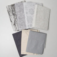 Sparkly Gray Quilting Weight Fabric Bundle