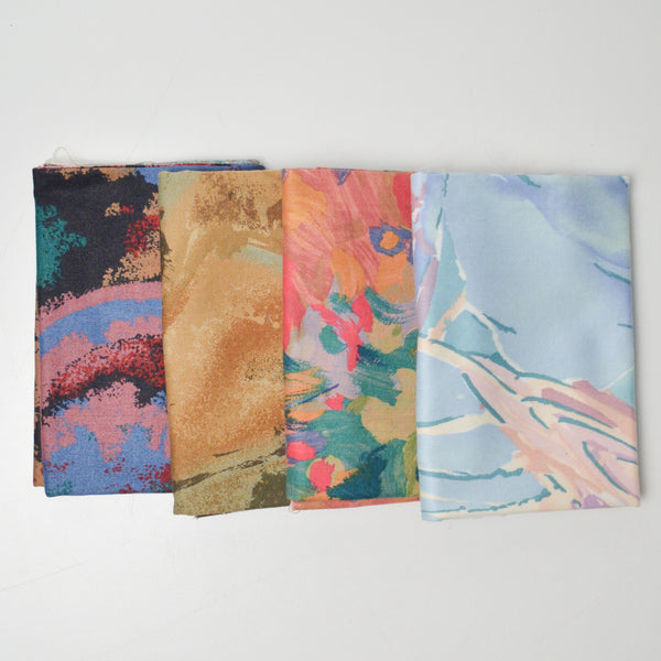 Colorful Patterned Woven Fabric Bundle