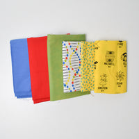 Colorful + Science Print Quilting Weight Woven Fabric Bundle