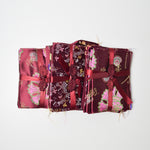 Burgundy Brocade Fabric Bundle