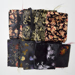 Black Brocade Fabric Bundle