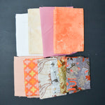 Pink + Orange Quilting Weight Woven Fabric Bundle