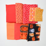 Red + Orange Quilting Weight Woven Fabric Bundle