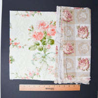 Floral Canvas Fabric Bundle