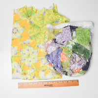 Colorful Fabric Triangles + Pieced Triangle Hexagon Bundle