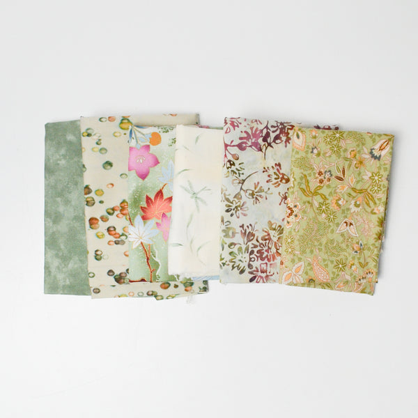 Floral Quilting Weight Woven Fabric Bundle