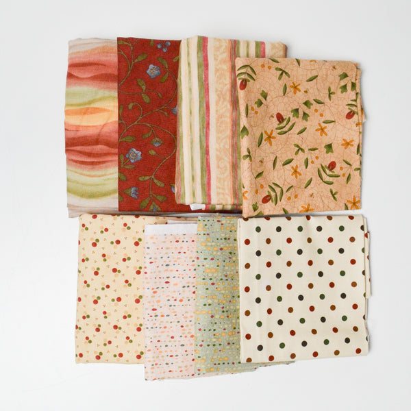 Patterned Quilting Weight Woven Fabric Bundle