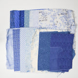 Blue + White Quilting Weight Woven Fabric Bundle