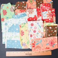 Abstract Floral Quilting Weight + Pieced Fabric Bundle