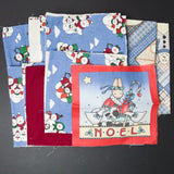 Snowman + Christmas Mini Quilt Sandwich Bundle