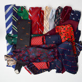 Assorted Synthetic + Blended Fiber Tie Bundle