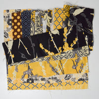 Yellow, Gray + Black Cut Quilting Cotton Bundle