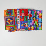 Colorful Cartoon Cats + Christmas Print Quilting Weight Woven Fabric Bundle