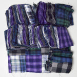 Plaid Flannel Cut Fabric Square Bundle