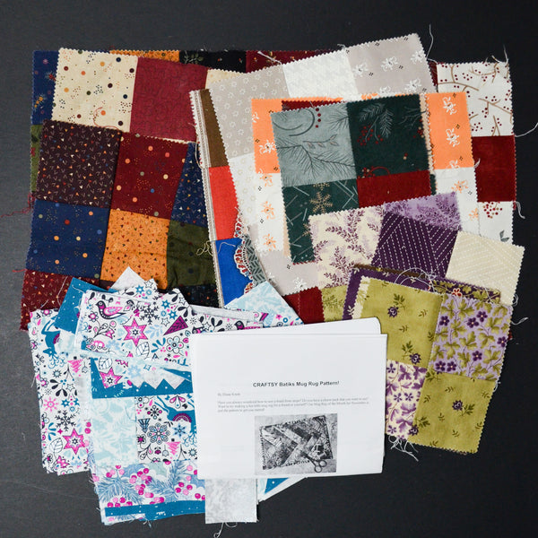 Patchwork Coasters + Mug Rugs - Started