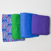Cool Toned Mixed Weight Woven Fabric Bundle