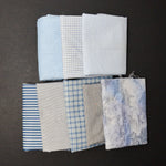 Light Blue Mixed Weight Woven Fabric Bundle