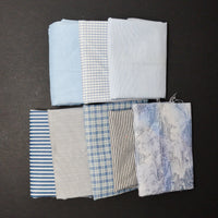 Light Blue Mixed Weight Woven Fabric Bundle