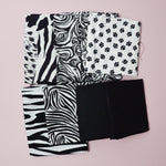 Black + White Mixed Weight Fabric Bundle