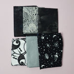Black + Gray Mixed Weight Woven Fabric Bundle