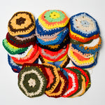 Hexagonal Crochet Granny Square Bundle, 5"-5.5" Across, Set of 49