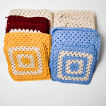 Crochet Granny Square Bundle, 8.5" x 8.5", Set of 32